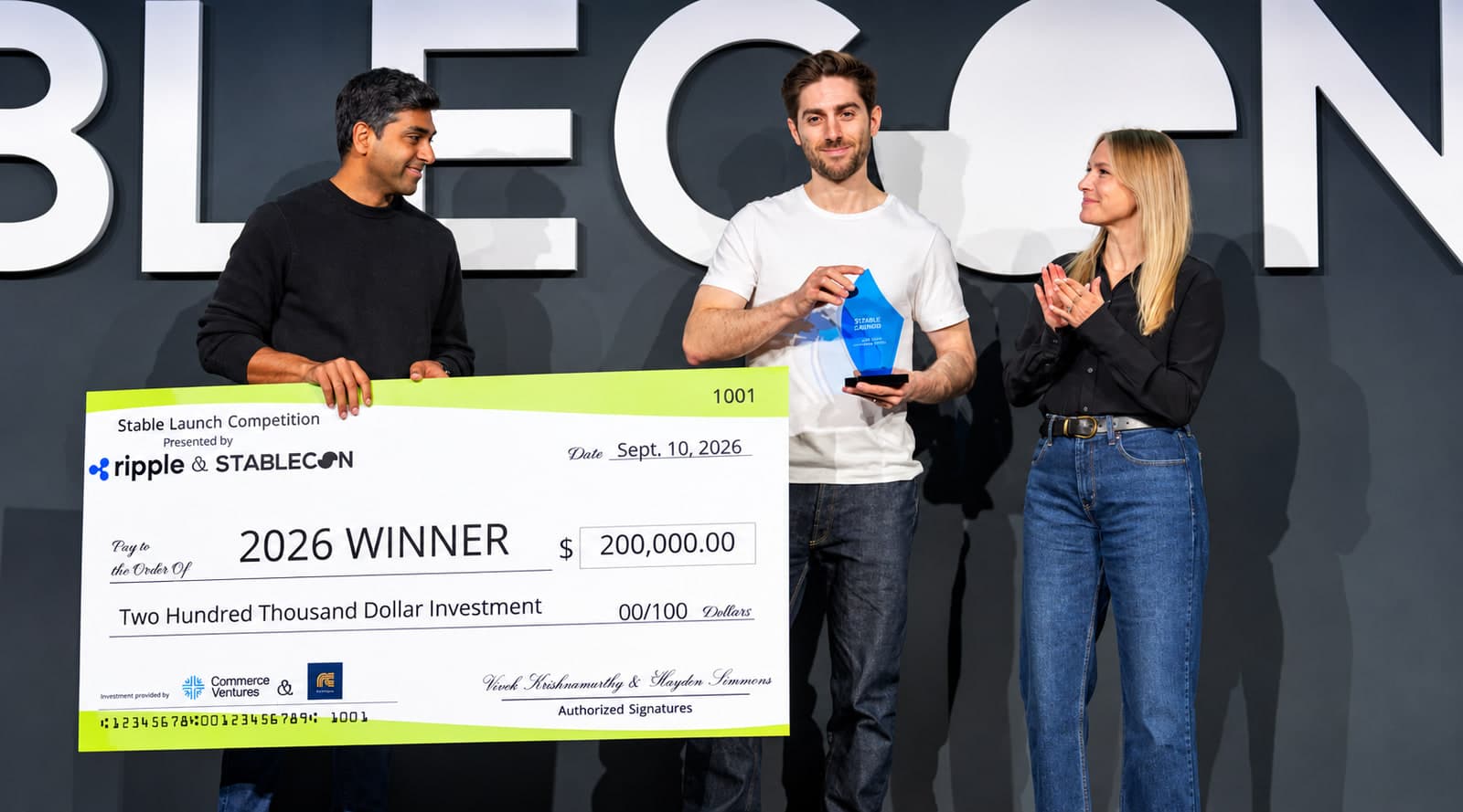 StableCon Winner Announcement Ceremony