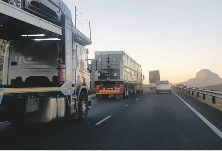 What do truck drivers in South Africa dread the most on the roads