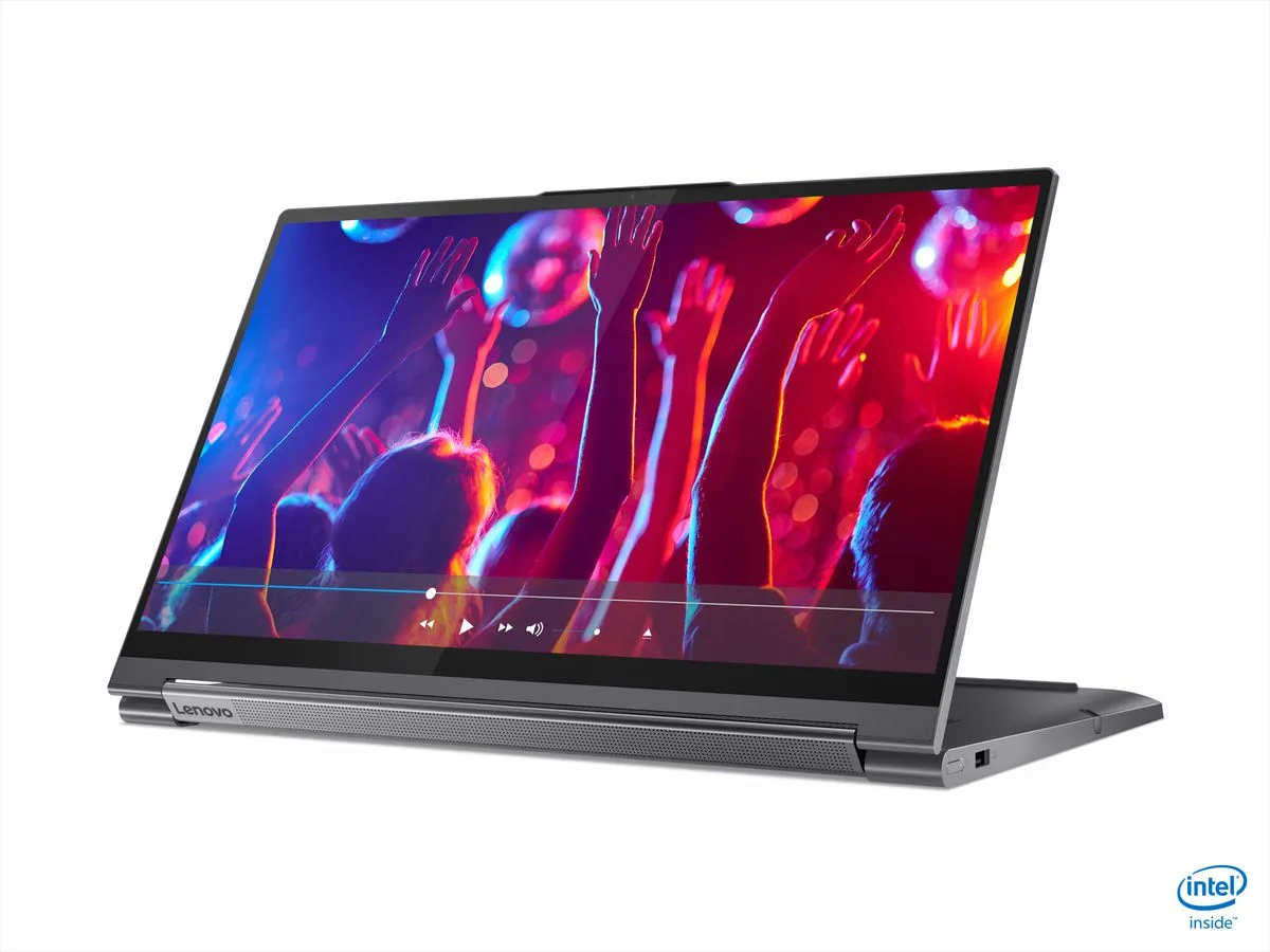 The 15-inch Yoga 9i in tablet mode.